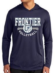 FRONTIER VOLLEYBALL LONGSLEEVE HOODED DRI-FIT T-SHIRT ST358