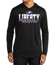 LIBERTY MS TRACK LONGSLEEVE HOODED DRI-FIT T-SHIRT ST358