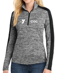 CRYSTALS GYMNASTICS LADIES 1/4 ZIP PULLOVER LST397