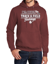 MT BAKER MS TRACK & FIELD HOODED SWEATSHIRT PC78H