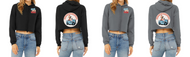 FEMININOMENONS HOCKEY LADIES CROPPED FLEECE HOODIE