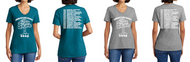 MESSMAN FAMILY REUNION LADIES V-NECK T-SHIRT