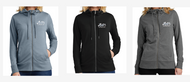 LUCKY 13 SCRAMBLE LADIES FULL ZIP LIGHTWEIGHT HOODIE DT673