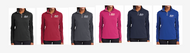 LUCKY 13 SCRAMBLE LADIES 1/4 ZIP PULLOVER LST860