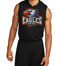 EAGLES FOOTBALL SLEEVELESS HOODIE ST352H