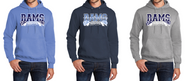 BIG BLUE CHEER HOODED SWEATSHIRT PC78H
