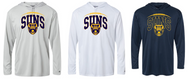 SOUTHRIDGE HS FOOTBALL 25 LONGSLEEVE HOODED T-SHIRT 4105