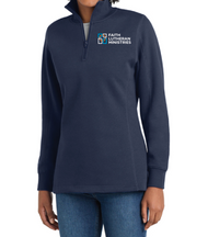 FAITH LUTHERAN MINISTRIES LADIES 1/4 ZIP SWEATSHIRT LST253