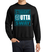SPANAWAY LAKE HS VOLLEYBALL CREWNECK SWEATSHIRT 18000 (LOGO 3)