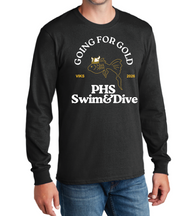 PUYALLUP HS SWIM & DIVE LONGSLEEVE T-SHIRT PC54LS