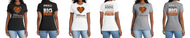TILLICUM ELEMENTARY 26 LADIES T-SHIRT LPC55 (HEART)