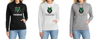 CLOVER PARK HS TENNIS LADIES HOODED SWEATSHIRT LPC78H