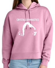 CRYSTALS GYMNASTICS LADIES HOODED SWEATSHIRT SXW035