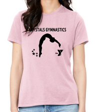 CRYSTALS GYMNASTICS LADIES RELAXED T-SHIRT BC6400
