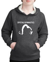 CRYSTALS GYMNASTICS YOUTH FLEECE HOODIE YSTF200