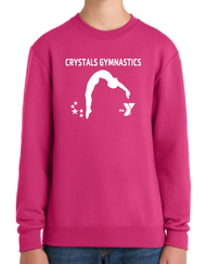 CRYSTALS GYMNASTICS YOUTH CREW SWEAT PC90Y