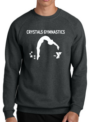 CRYSTALS GYMNASTICS MENS FLEECE CREW DT7804