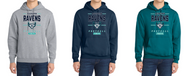 AUBURN RAVENS YOUTH FOOTBALL HOODED SWEATSHIRT PC78H