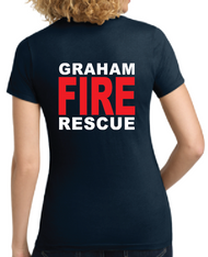 GRAHAM FIRE RESCUE LADIES T-SHIRT NL3900