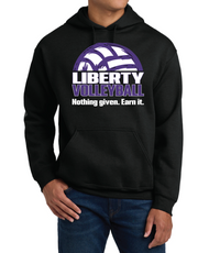 LIBERTY MS VOLLEYBALL HOODED SWEATSHIRT 18500