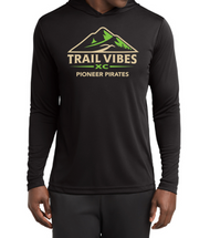 PIONEER MS CROSS COUNTRY LONGSLEEVE HOODED DRI-FIT T-SHIRT ST358