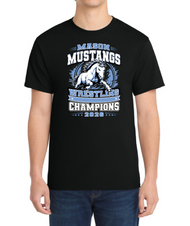 MASON MS MUSTANGS WRESTLING T-SHIRT PC54