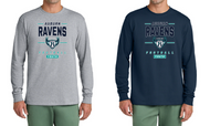AUBURN RAVENS YOUTH FOOTBALL LONGSLEEVE T-SHIRT PC54LS