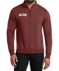 HILLSIDE ELEMENTARY JBLM SPIRITWEAR 1/4 ZIP SWEATSHIRT PC78Q