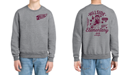 HILLSIDE ELEMENTARY JBLM (HUSKY) YOUTH CREWNECK SWEATSHIRT 562B