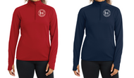 ST. FRANCES CABRINI LADIES 1/2 ZIP PULLOVER LST850 (LOGO 4)