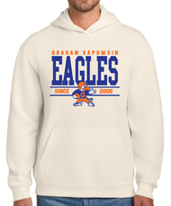 GK FOOTBALL VINTAGE LOGO HOODED SWEATSHIRT 18500