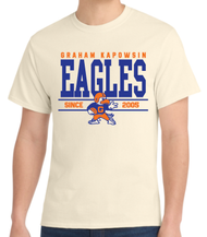 GK FOOTBALL VINTAGE LOGO  T-SHIRT 8000