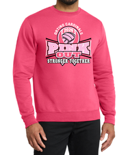 ORTING HS VOLLEYBALL PINK OUT CREWNECK SWEATSHIRT PC78