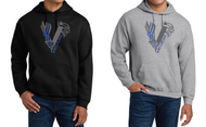 UP VIKS WRESTLING HOODED SWEATSHIRT 18500