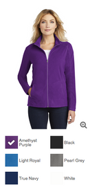 OLYMPIA GARDEN CLUB LADIES MICRO FLEECE JACKET