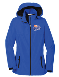 EAGLES JUNIOR CHEER LADIES WATERPROOF JACKET L333