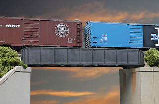 933-4501 HO Scale Walthers Cornerstone 50' Single-Track Railroad Through Girder Bridge