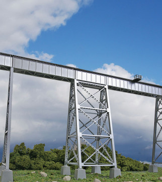 933-4554 HO Scale Walthers Cornerstone Steel Railroad Bridge Tower Kit