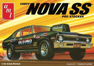 AMT1142 AMT Chevy Nova SS Pro Stocker 1/25 Scale Plastic Model Kit