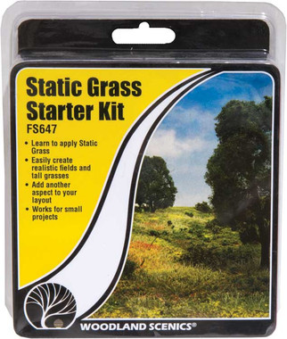 FS647 Woodland Scenics Static Grass Starter Kit