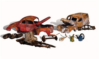 AS5563 HO Woodland Scenics Junk Cars