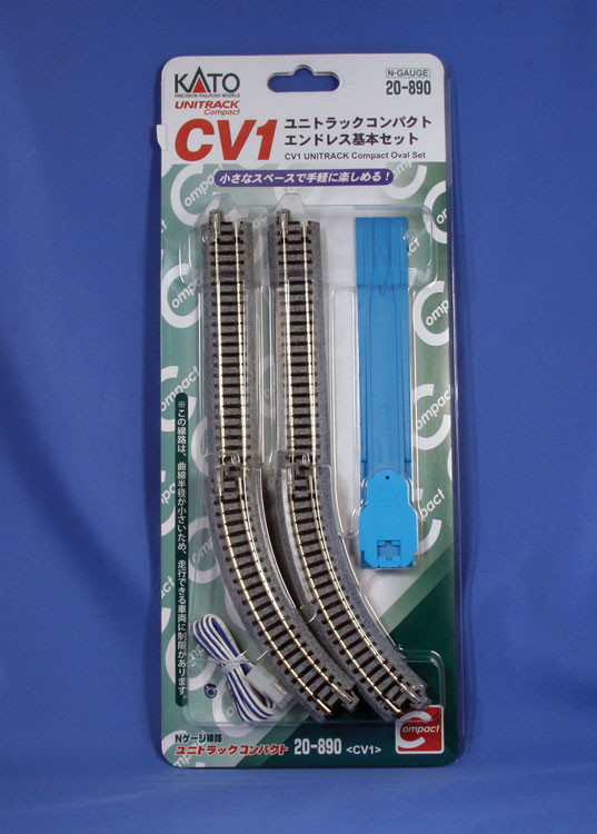 Kato N Scale Unitrack CV-1 Compact Oval Train Set - 20-890