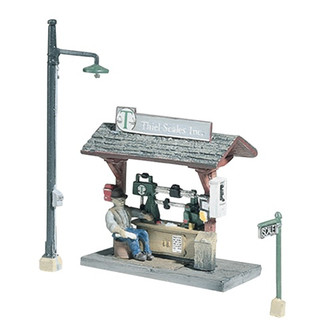 D231 Woodland Scenics Co HO Trackside Scale (Unpainted Metal Kit)