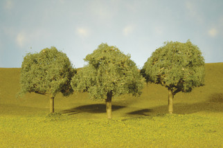 32213 Bachmann SceneScapes 4 1/2"-5" Oak Trees 2pk