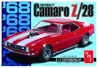 AMT868 AMT '68 Chevrolet Camaro Z/28 1/25 Scale Plastic Model Kit