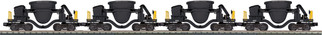 30-70100 O Scale MTH RailKing 4-Car Slag Car Set-United States(Black)