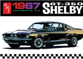 AMT834 AMT 1967 Shelby GT-350 1/25 Scale Plastic Model Kit