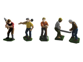 6-81871 O Scale Lionel Loggers Figure Pack