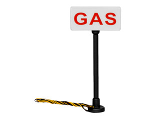 1956200 HO Scale Lionel "GAS" Lighted Signs 2-Pack