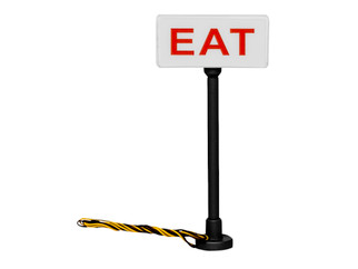 1956210 HO Scale Lionel "Eat" Lighted Signs 2-Pack